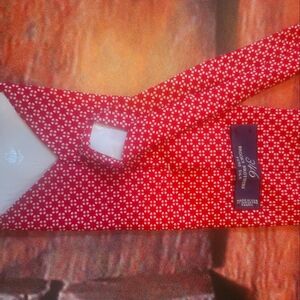 Mens red neck tie